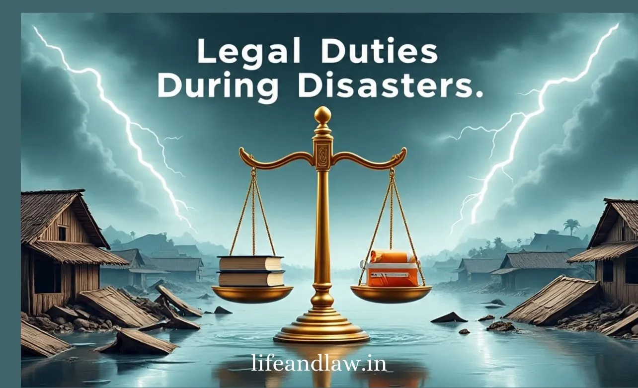 When Help Meets Law: Legal Duties During Disasters
