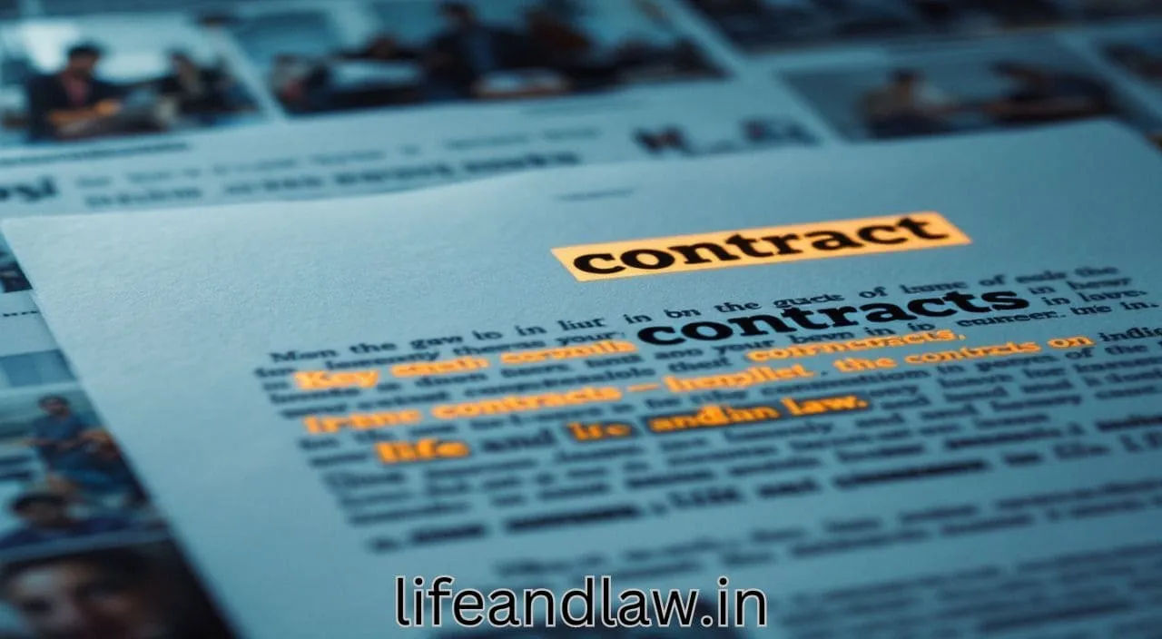 भारतीय करार कायदा: करारांचे प्रकार आणि कायदेशीर अटी समजून घ्या ( Indian Contract Act: Understanding Types of Contracts and Legal Terms)