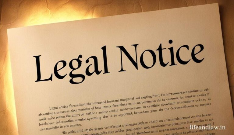 Legal Notice: When, Why, and How to Send It? – कायदेशीर नोटीस: कधी, का आणि कशी पाठवायची?
