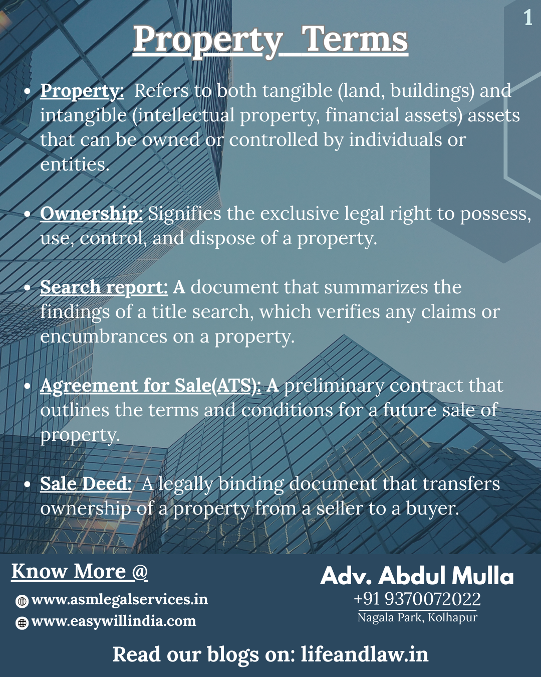 property terms 1 property terms 1