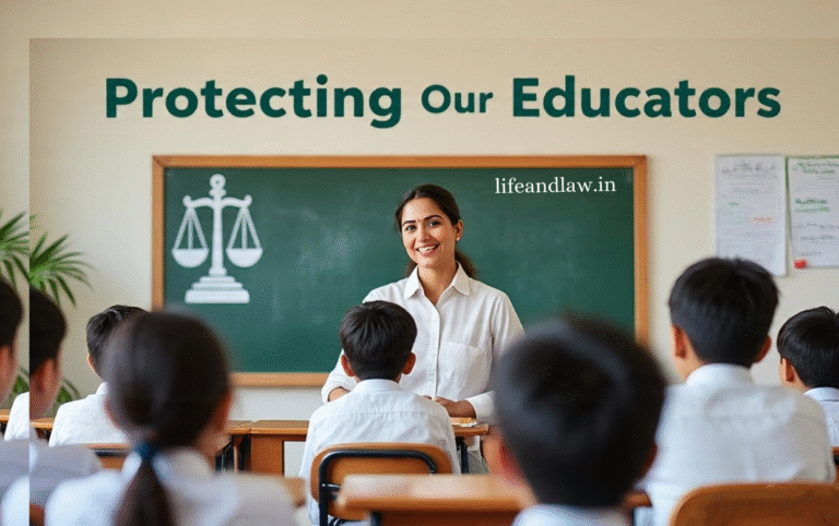 Teacher’s Day Special: What the Law Says About Protecting Our Educators   lifeandlaw 04.09.25