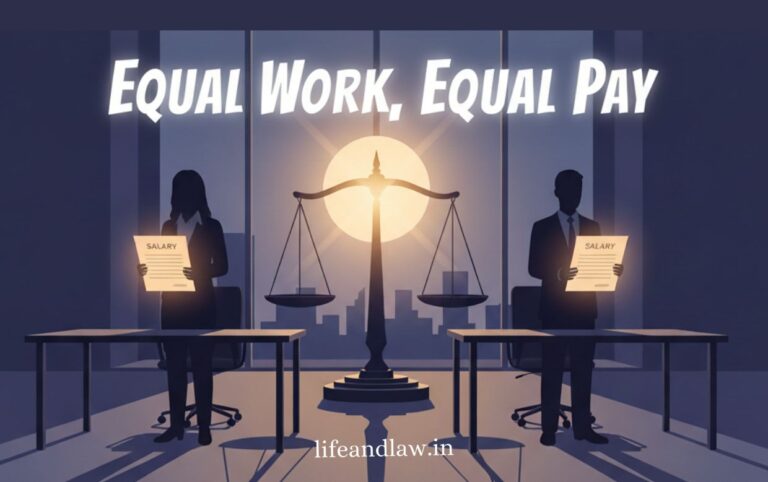 Equal Work, Equal Pay: What Indian Law Says in 2025  lifeandlaw 17.09.25