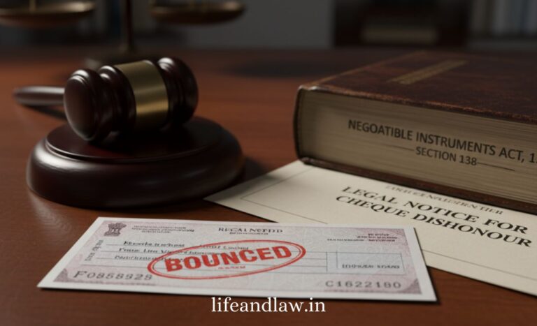 Cheque bounced? Know your legal rights! lifeandlaw cheque bounce