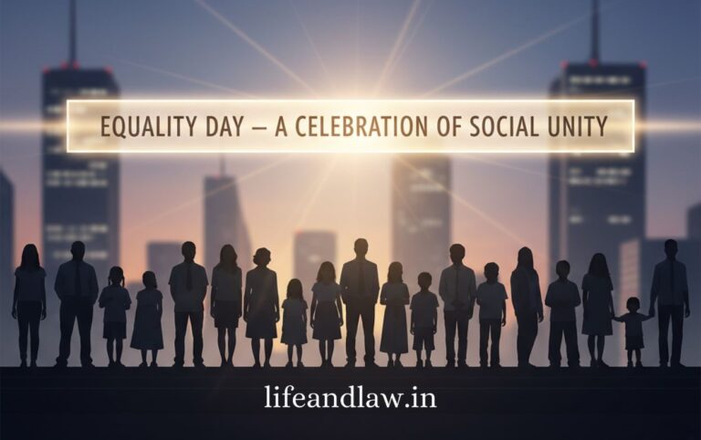 Equality Day: A Celebration of Social Unity lifeandlaw 15.10.25